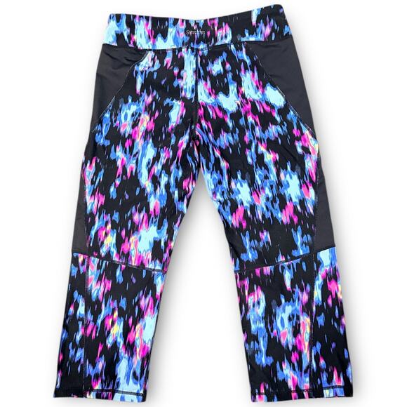 EUC Calvin Klein Performance Quick Dry Capri Leggings – XL – Multicolor - Picture 5 of 5